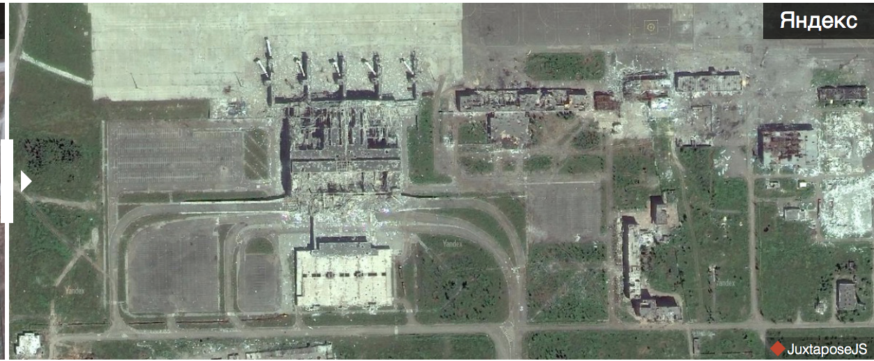 Як виглядає аеропорт Донецька на оновлених Яндекс.Мапах (ФОТО) - фото 2