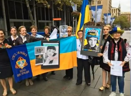 Як в Австралії протестували проти судилища над Савченко  - фото 2
