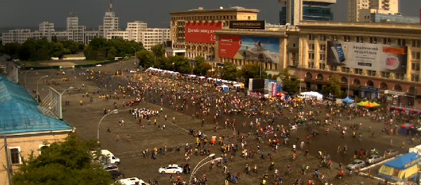 У Харкові стартує Велодень: площу Свободу "окупували" велосипедисти  - фото 1