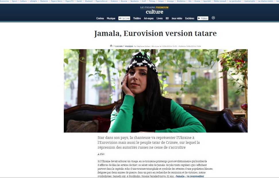 Французська преса називає Джамалу обличчям України - фото 1