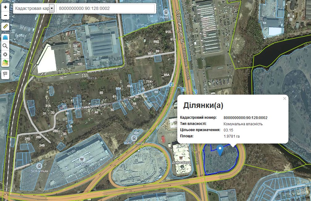 Кононенко орендував землю всередині розв’язки у Києві, де буде будувати офіс замість СТО - фото 1