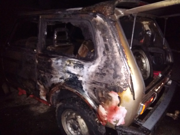 У Лубнах згоріли дві автівки - фото 1
