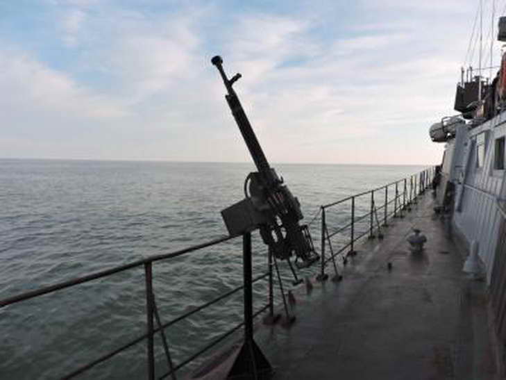 Персонал екіпажів катерів морської охорони відпрацював стрільбу з озброєння, що розташоване на катерах - фото 3