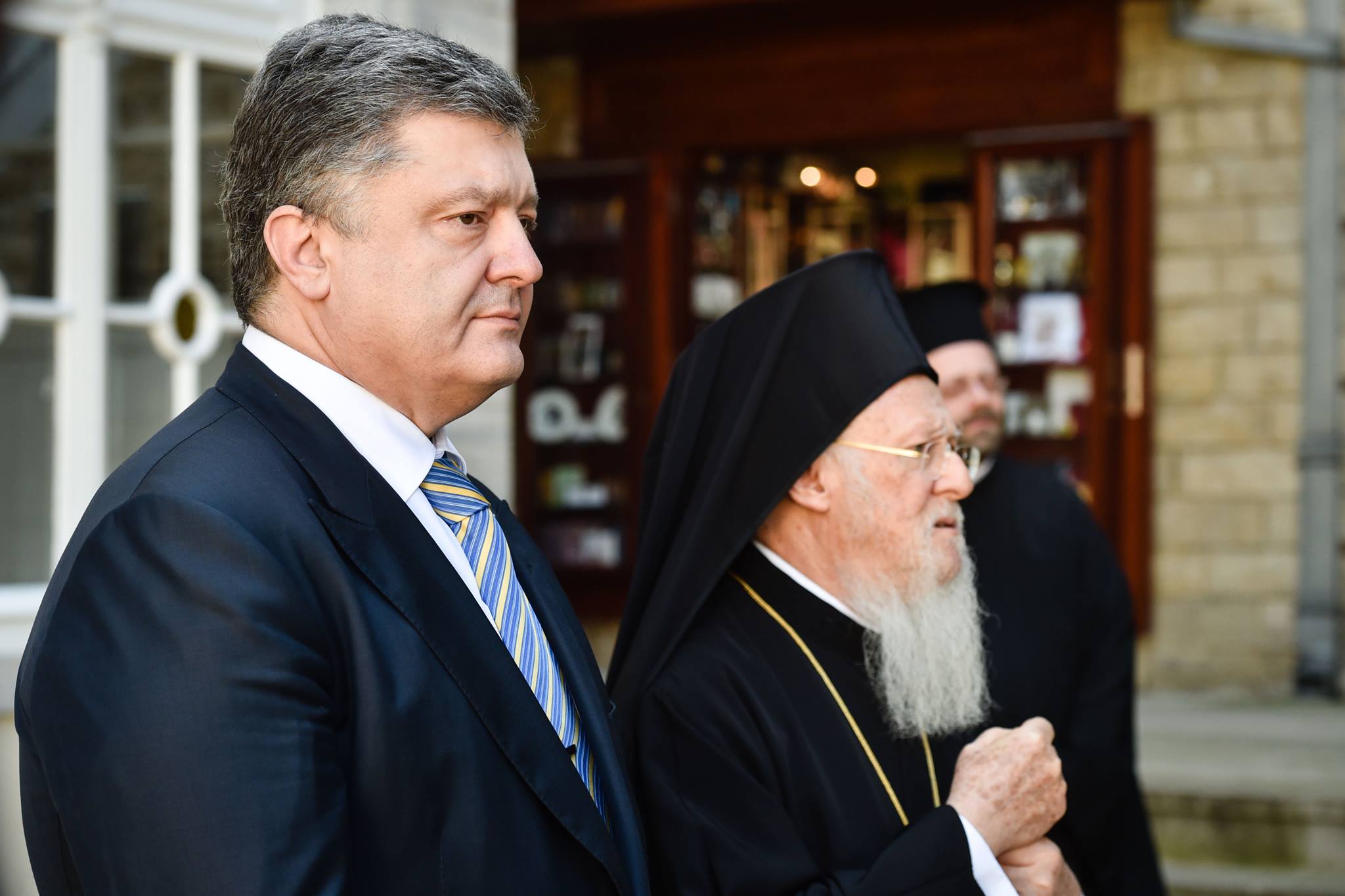 Порошенко і патріарх Варфоломій обговорили створення єдиної української православної церкви - фото 1