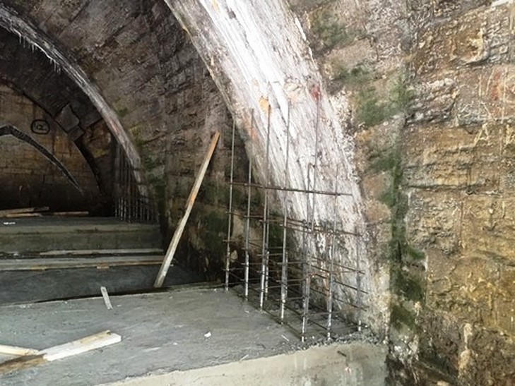 В Одесі зміцнюють арки і склепіння проходів під Потьомкінськими сходами  - фото 1