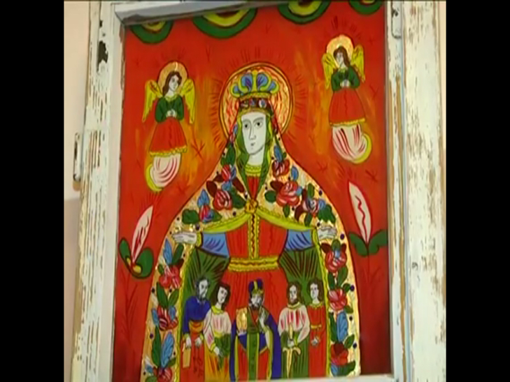 Ікони написані на склі в народному стилі експонують у Меджибожі - фото 5