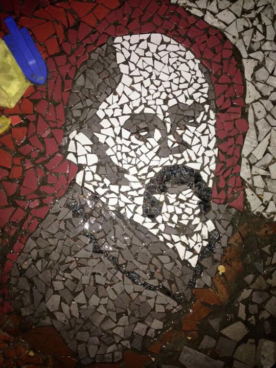 У парку на Оболоні з'явився мозаїчний портрет Шевченка (ФОТОФАКТ) - фото 1