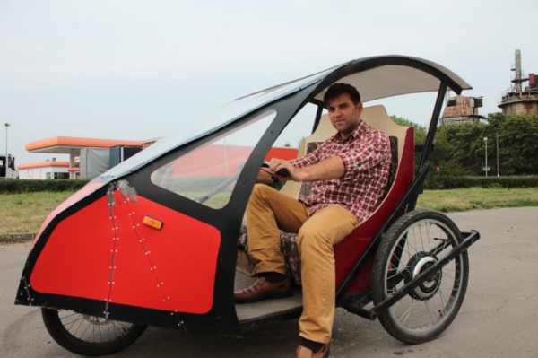 Як український винахідник створив економний електрокар з велосипеда - фото 1