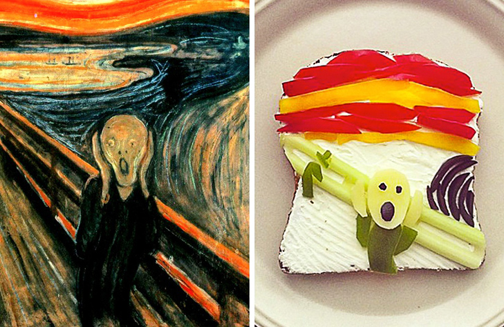 15 великих картин, які намалювали на бутербродах і з'їли - фото 11