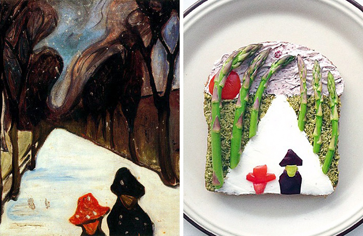 15 великих картин, які намалювали на бутербродах і з'їли - фото 14