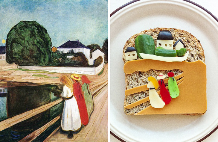 15 великих картин, які намалювали на бутербродах і з'їли - фото 4
