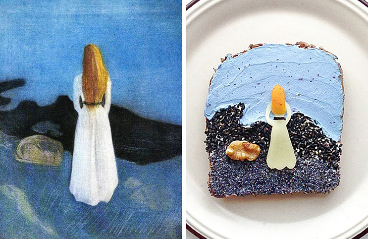 15 великих картин, які намалювали на бутербродах і з'їли - фото 12