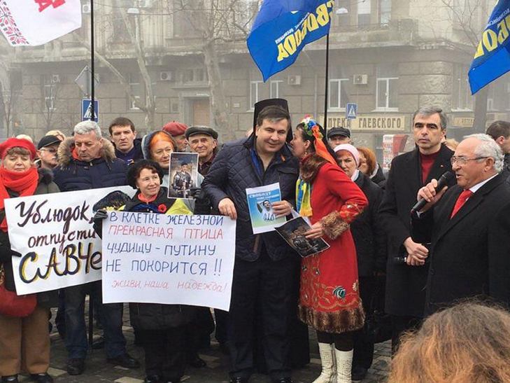 Саакашвілі святкував день народження Кобзара і підтримав Надію Савченко - фото 3