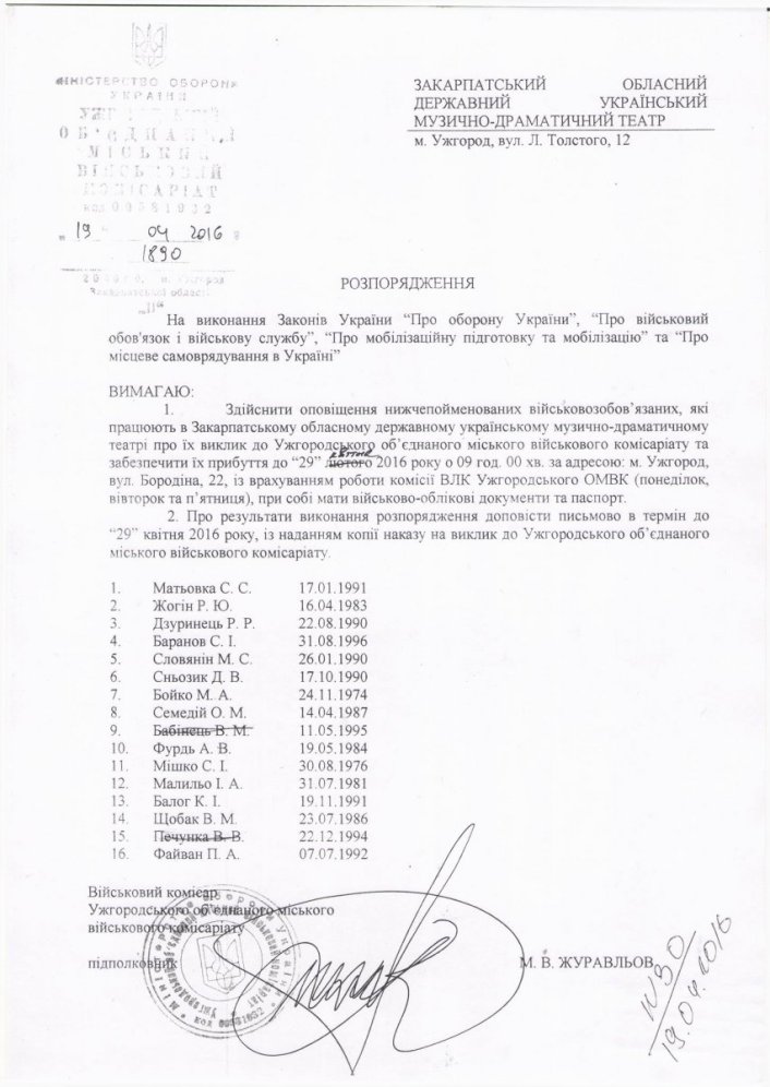 Комісари проти театралів: В Ужгороді розгортається сканлал довкола хабарництва у театрі - фото 3