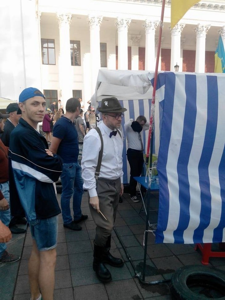 На "антитруханівському майдані" в Одесі виступив Орест Лютий - фото 4