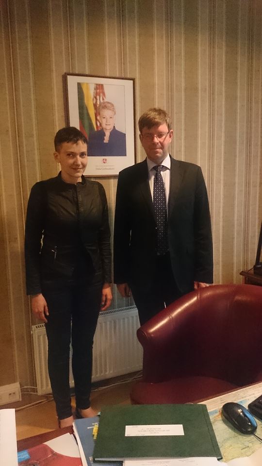 Савченко подякувала Грибаускайте - фото 2