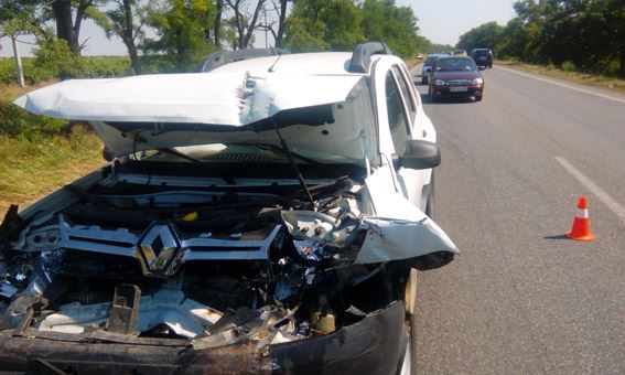 На Миколаївщині Renault влетів в "Газель": постраждало восьмеро людей - фото 1