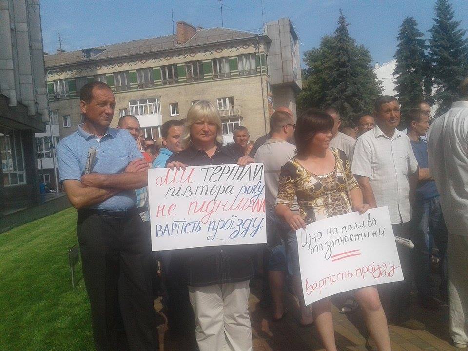 Під Вінницькою міськрадою зібралось одразу кілька мітингів - фото 7