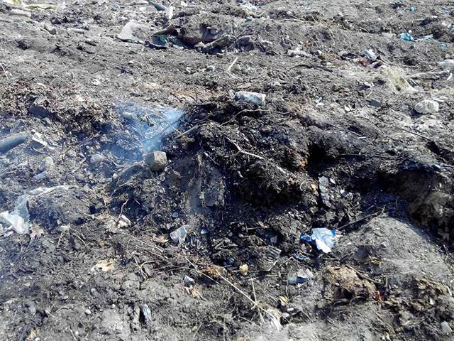Миколаївське сміттєзвалище могло загорітися через необережне поводження з огнем