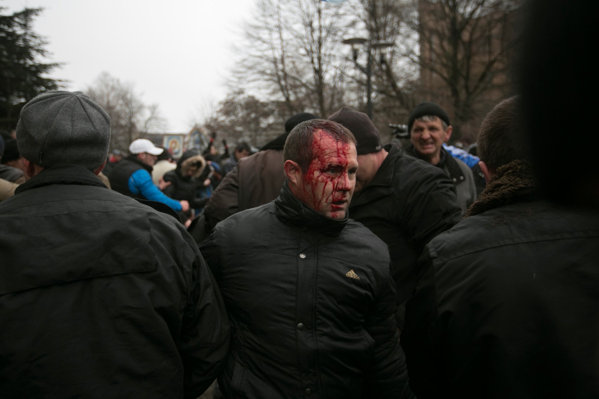 Хроніки окупації Криму: мітинг 26 лютого - фото 10