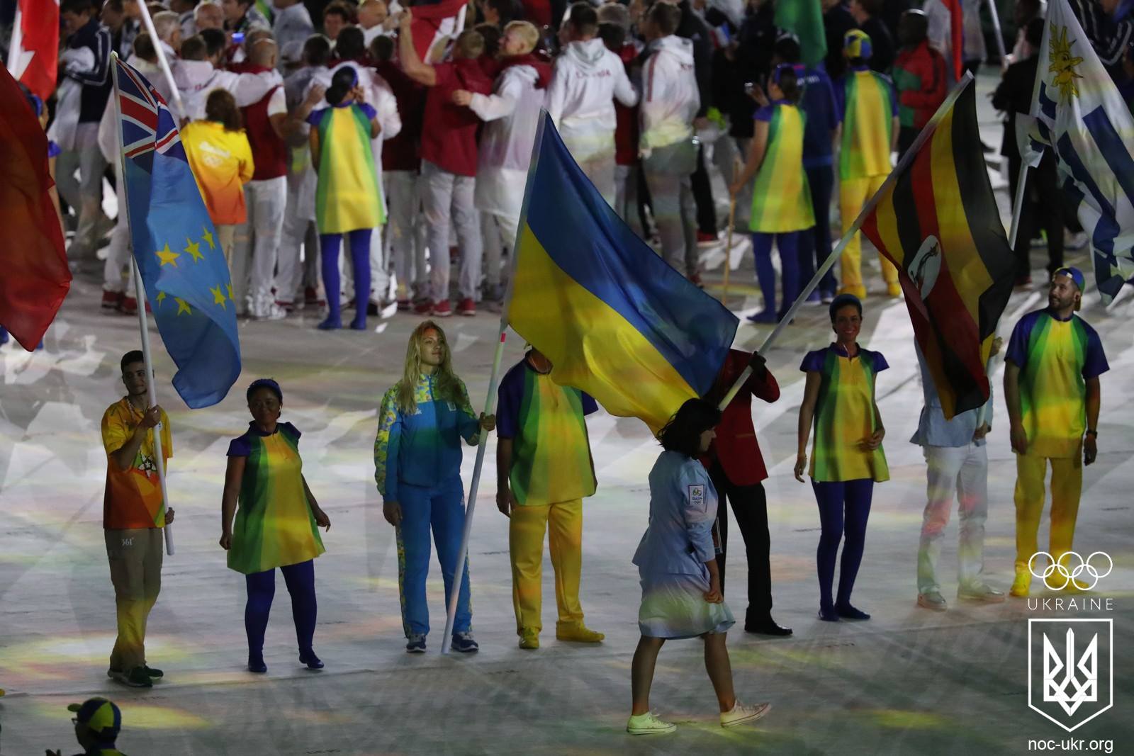 Харлан стала прапороносцем України на закритті Олімпіади