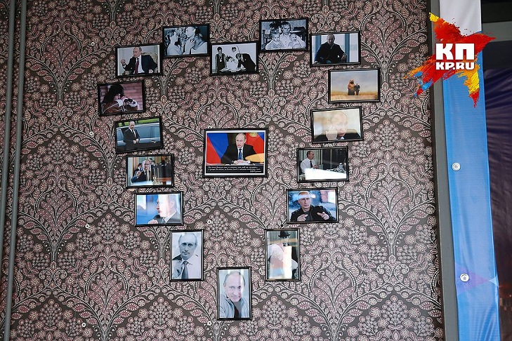 На Росії відкрили кафе Путіна: як відвідувачі плюють в постер з Обамою - фото 2