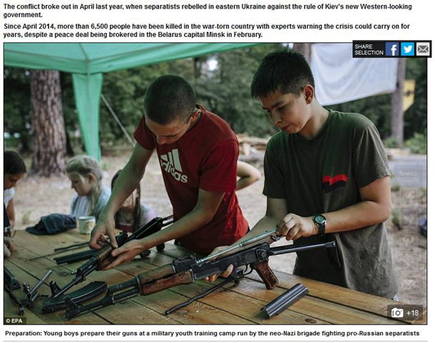 Daily Mail назвала "неонацистським" дитячий табір "Азова" - фото 1