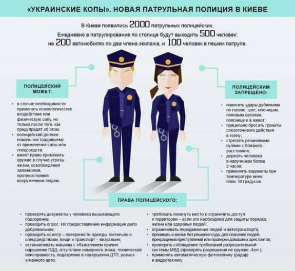 Інформація про права патрульних поліцейських Києва (ІНФОГРАФІКА) - фото 1