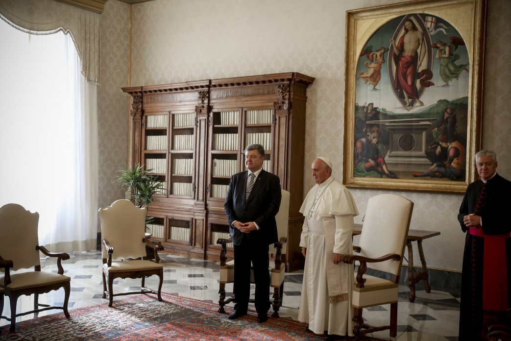 Як Порошенко зустрічався з Папою  - фото 2