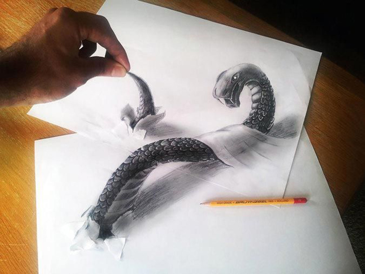 35 неймовірних 3D-малюнків олівцем - фото 7