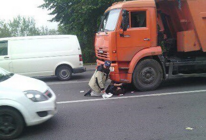 У Львові вантажівка травмувала жінку (ФОТО) - фото 1