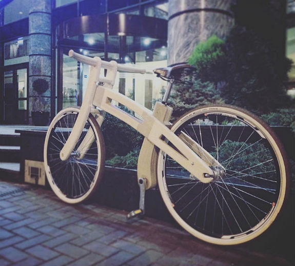 Киянин майструє унікальні дерев’яні велосипеди за $1,2 тисячі  - фото 3