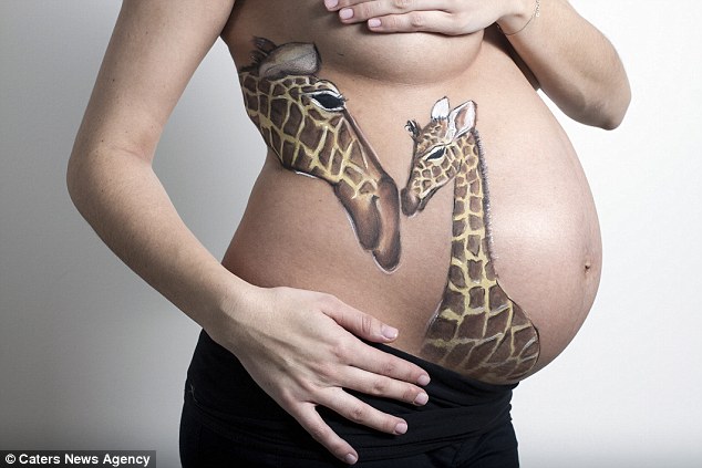 Новий тренд: вагітні шаленіють від малюнків на своєму животі - фото 2