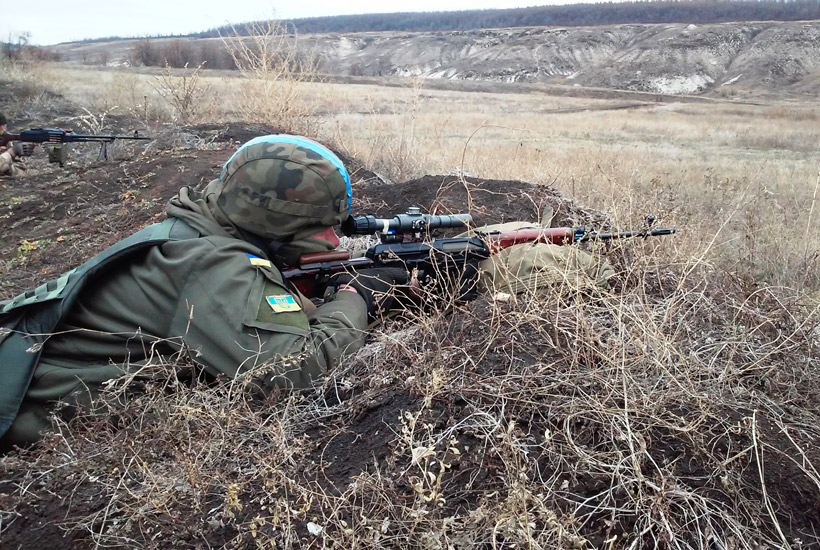Харківській гвардійці пристрілялись у зоні АТО - фото 1
