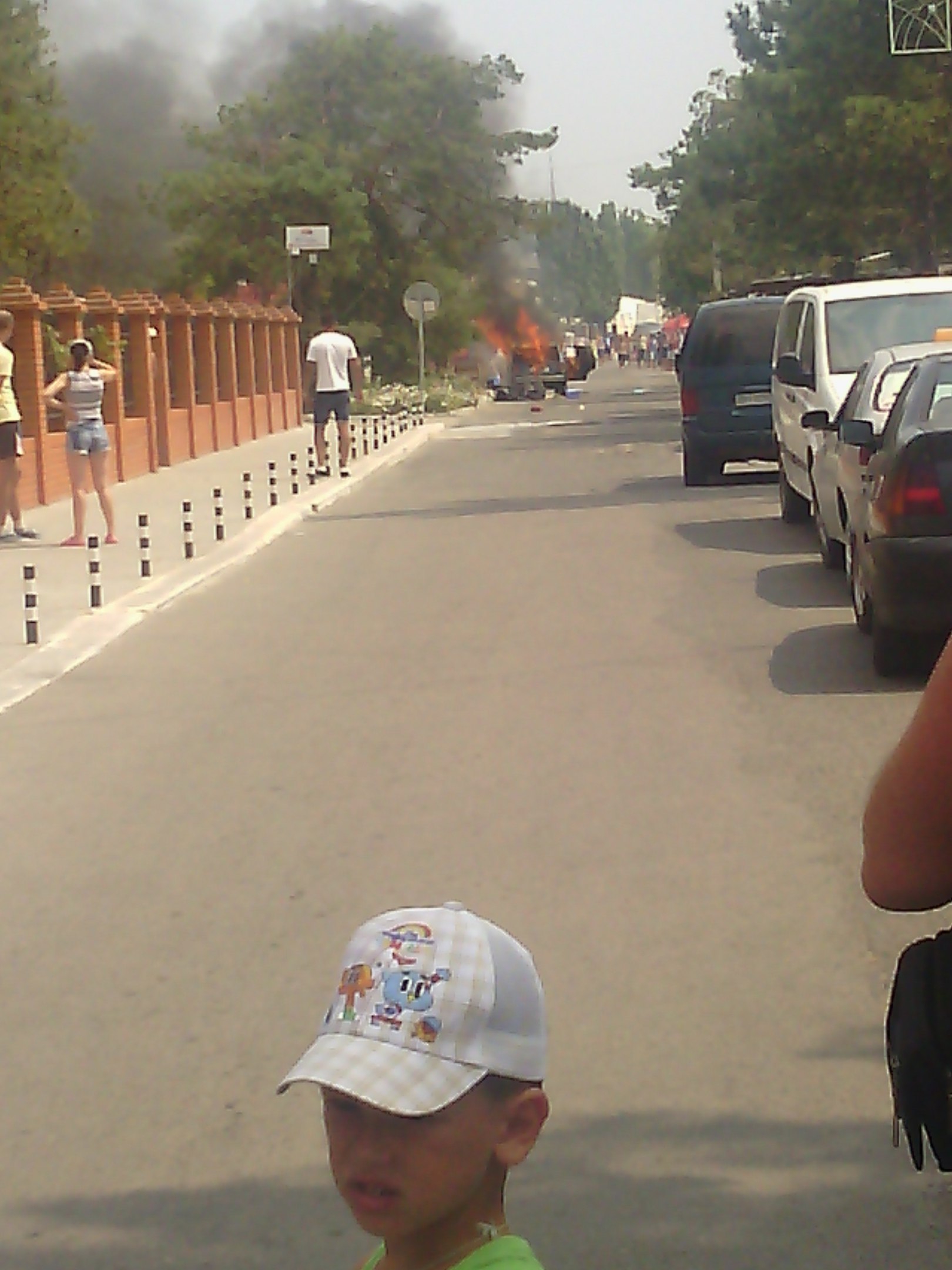 На Миколаївському курорті біля бази відпочинку загорілось авто - фото 1