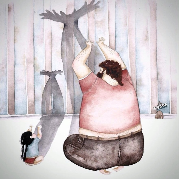Миколаївська художниця викликала в світі фурор ніжними ілюстраціями батьківської любові - фото 10