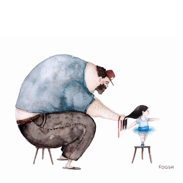 Миколаївська художниця викликала в світі фурор ніжними ілюстраціями батьківської любові - фото 2