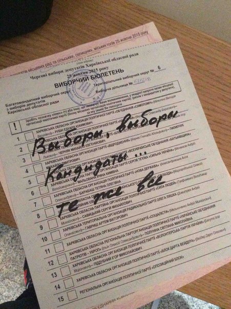 Харків'яни голосують за Бандеру та ходять на вибори 