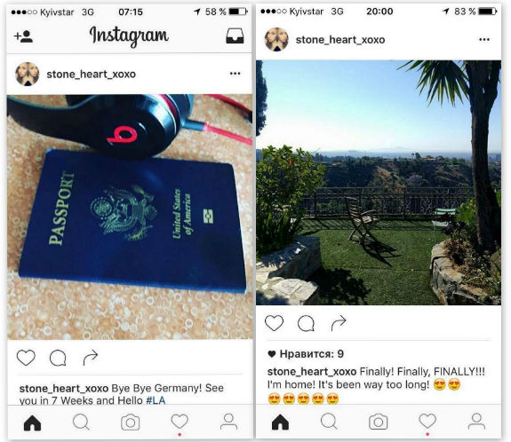 Дочка мера Кличка вважає своїм домом Лос–Анджелес і хизується американським паспортом  - фото 1