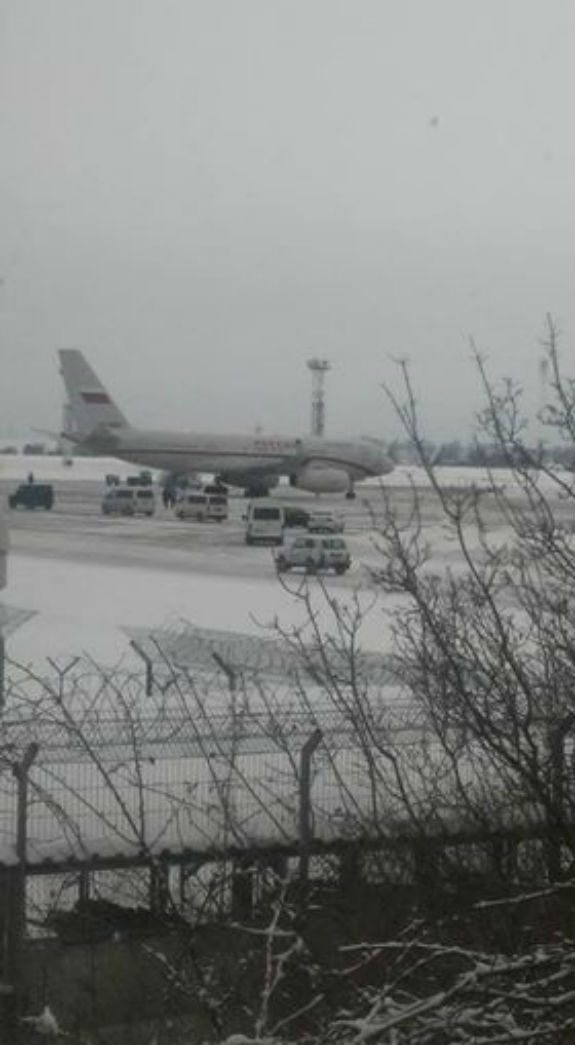 У Борисполі приземлився путінський літак  - фото 1