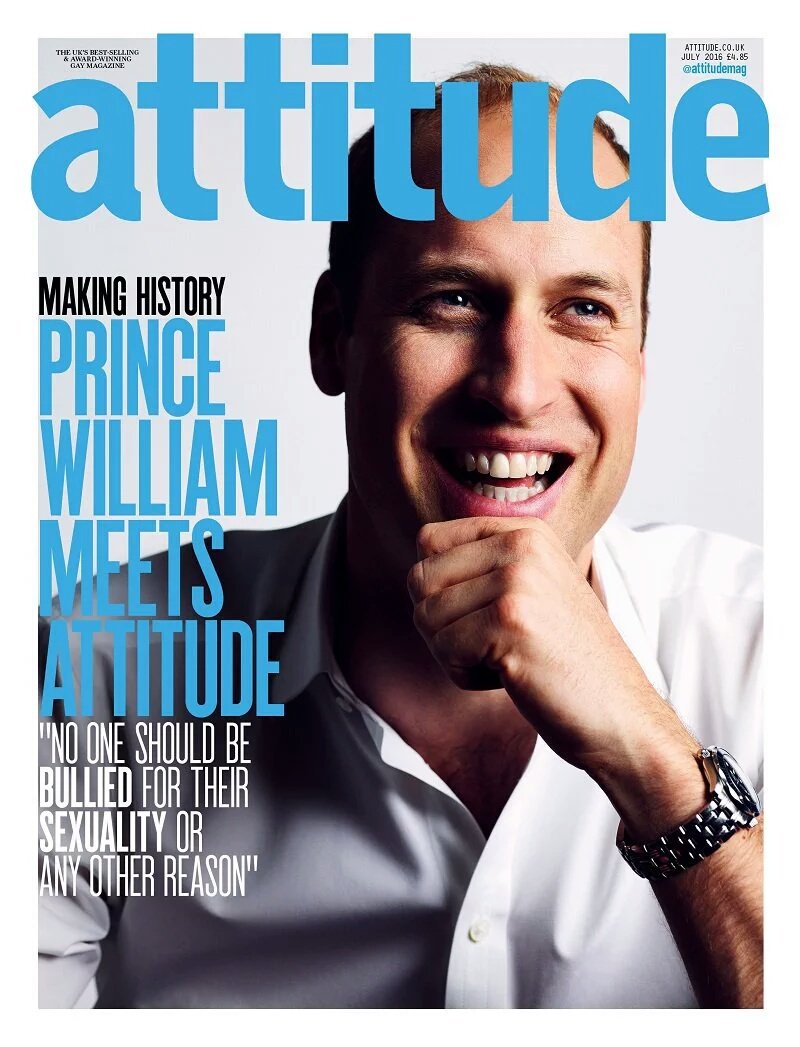 Після подій в Орландо принц Вільям став обличчям журналу для геїв - фото 1