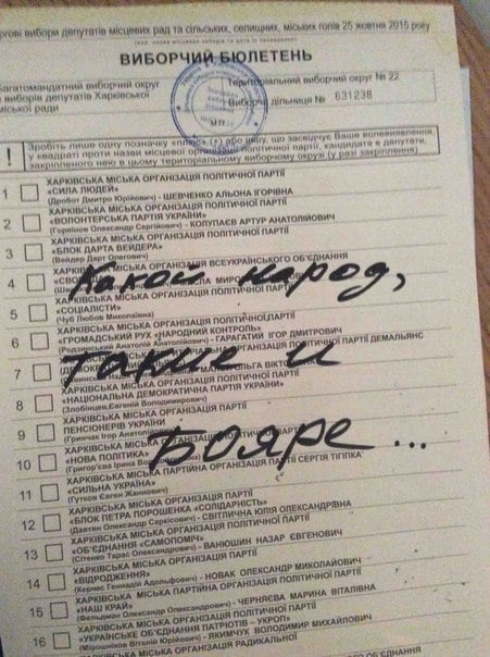 Харків'яни голосують за Бандеру та ходять на вибори 