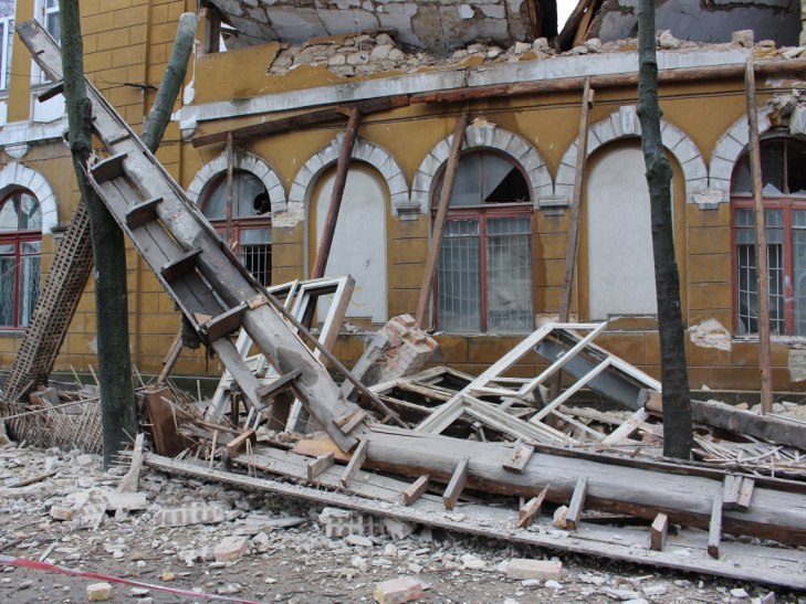 У Миколаєві завалилась будівля біля школи фехтування, де навчалась Харлан - фото 1