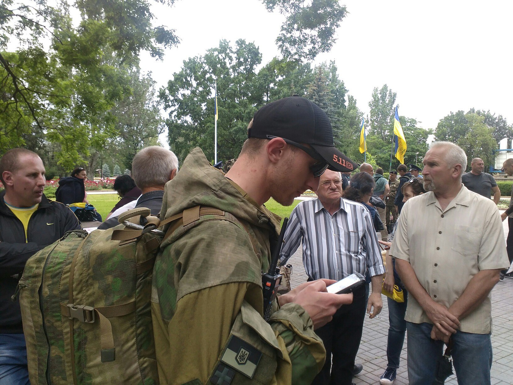 На пікет під Миколаївську ОДА приїхала самооборона Одеси