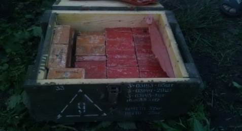СБУ виявила на Донбасі схрон з майже 50 кг тротилу - фото 1