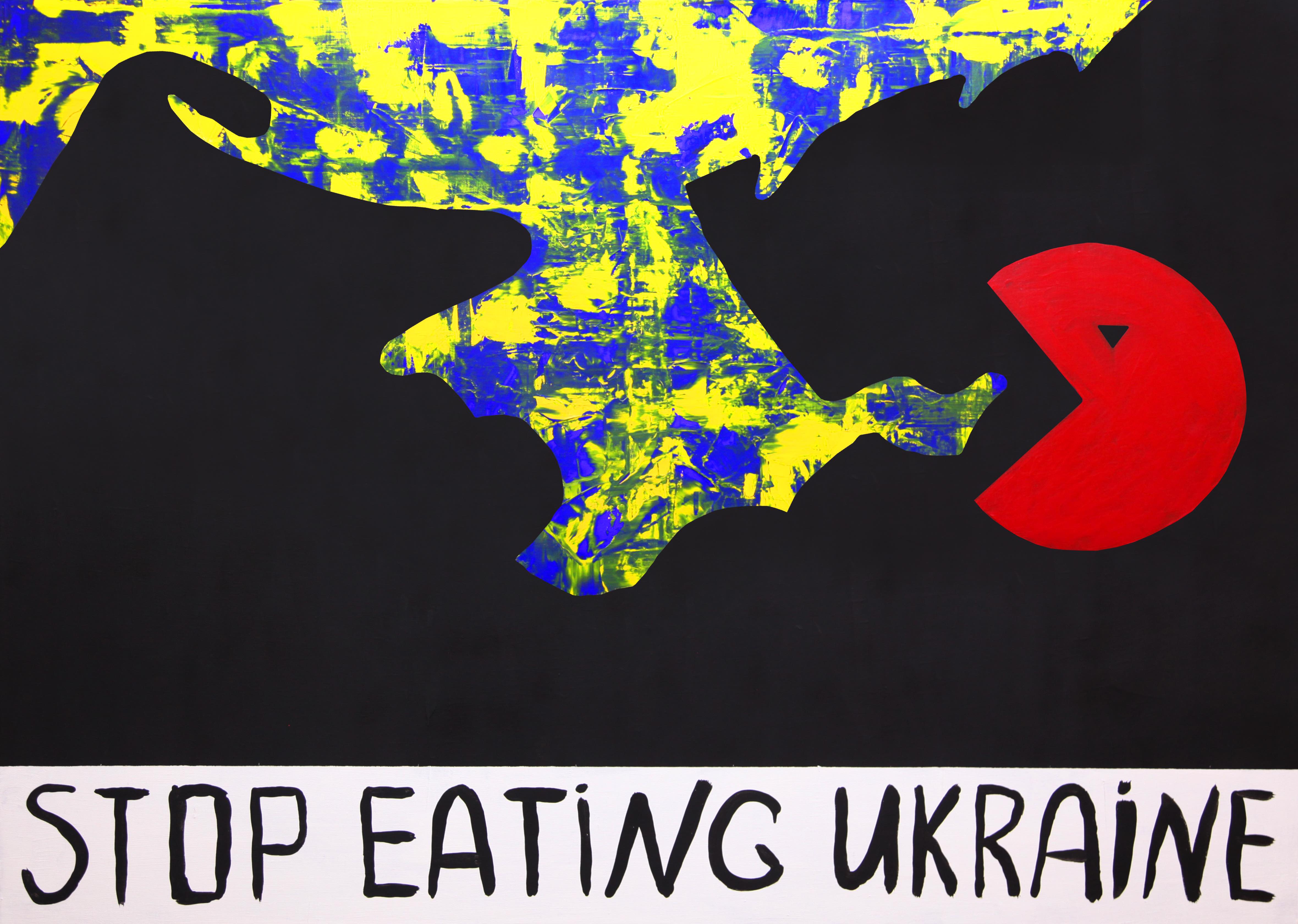 У Києві пройде виставка картин російського опозиціонера STOP EATING UKRAINE - фото 1