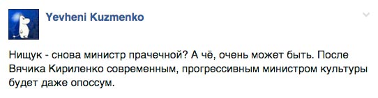 "Після Кириленка прогресивним міністром культури може бути навіть опоссум" - фото 8