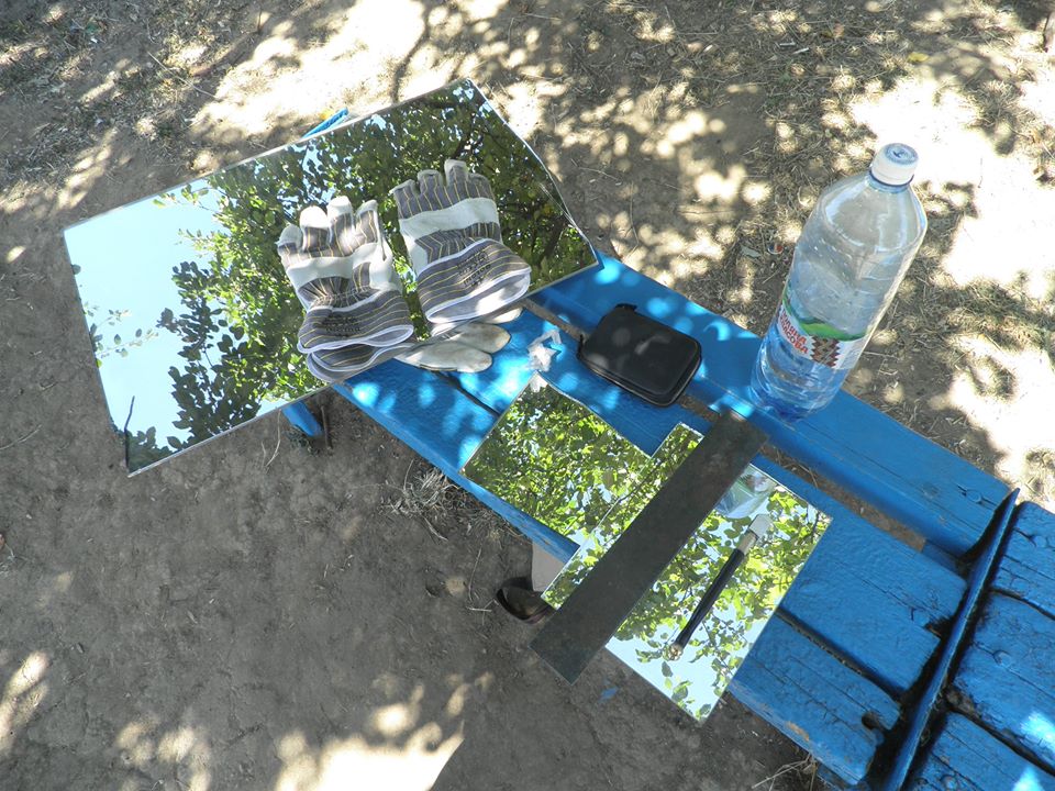 Вінничани з підручних матеріалів створили сонячний концентратор - фото 1