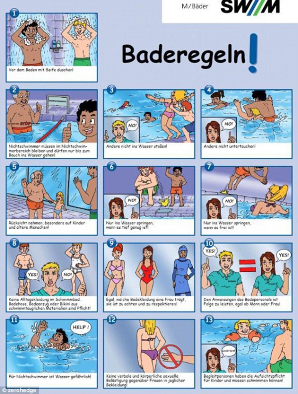 У Німеччині через біженців у басейнах заборонили чіпати сідниці - фото 1