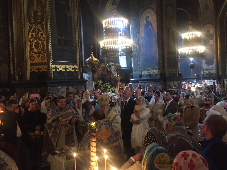 Тимошенко похрестила онучку у Володимирському соборі - фото 3